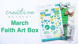 Creative Retreat Kits | March Faith Art Box | Unboxing