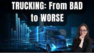 Trucking and Freight Market August 1, 2024: Trucking Is Going From BAD to WORSE.