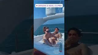 #Belinda y #ChristianNodal disfrutando de Colombia en año nuevo 2022 #NODELI 