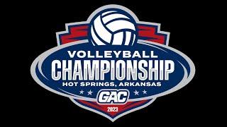 #theGAC 2023 WOMEN'S VOLLEYBALL QUARTERFINALS 1: #3 SWOSU vs. #6 ECU