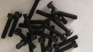 DIN 912 Black Oxide 12.9 Grade High Tensile Hex Socket Cap screws bolt