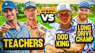 9-hole match: Martin Borgmeier and DOD take on the boys...