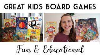 RECOMMENDED BOARD GAMES FOR KIDS | FUN AND EDUCATIONAL