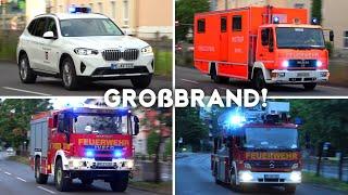 [GROßBRAND IN HILDEN!] - Einsatzfahrten Feuerwehren und Rettungsdienst Kreis METTMANN | Großeinsatz