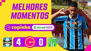 GRÊMIO 4 X 0 VITÓRIA DA CONQUISTA-BA | MELHORES MOMENTOS | 1ª RODADA | COPINHA 2025