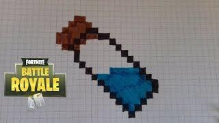 [Tuto] comment dessiner la petite potion de Fortnite en (PIXEL ART)