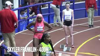 Skyler Franklin Nike Indoor Nationals NIN High School  Track Meet