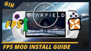 Starfield FPS Mod install Windows 11 - ROG ALLY Full Guide and Settings