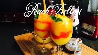 FROZEN PEACH BELLINIS W/CHAMPAGNE & RUM COOKING WITH JUDY CALDWELL