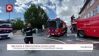 Brand i Dronningensgade i Fredericia