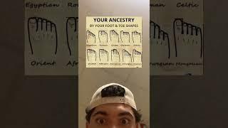 Your ancestry by foot and toe shape