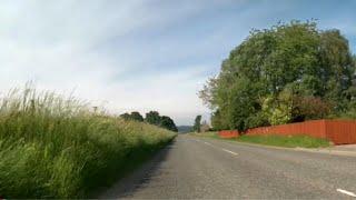 60 minute indoor cycling workout, training, virtual cycle, Elgin, Scotland - Scenery