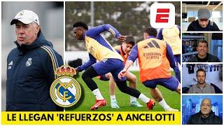 REAL MADRID comienza el 2024 con BUENAS NOTICIAS. Ancelotti recupera a VINICIUS | Exclusivos