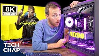 The ULTIMATE RTX 4090 8K Gaming Setup - Is This REAL!? 