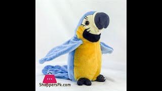 Funny Talking Parrot Toys Sound Record Waving Glove Wings Electronic Birds Stuffed Plush Toy