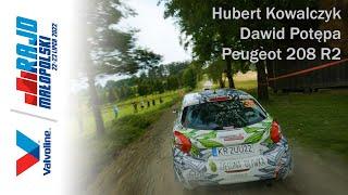 Hubert KOWALCZYK, Dawid POTĘPA - Peugeot 208 R2 / Rajd Małopolski 2022 - FPV drone video