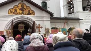 Bright Monday in Sretensky Monastery