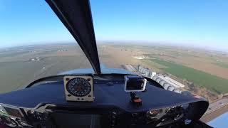 Landing at Flyozzano LIKO airfield rwy03