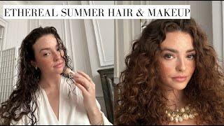 Summer Ethereal Hair & Makeup - GRWM!