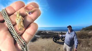 This Beautiful BEACH had Chunky GOLD 