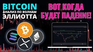 БИТКОИН ПРОГНОЗ: ПАДЕНИЕ НЕИЗБЕЖНО И ВОТ ПОЧЕМУ! АНАЛИЗ BTC, ETH, SOL, XRP