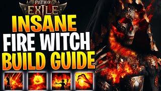 NEW INFINITE DPS FIRE WITCH BUILD! Path of Exile 2 Witch Build Guide