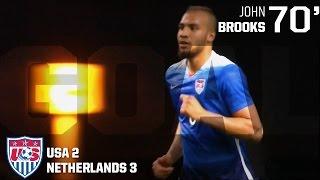 MNT vs. Netherlands: John Brooks Goal - June 5, 2015