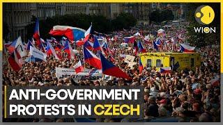 Protest in Czech Republic against military aid to Ukraine, protesters chant 'Stop War, Stop NATO'