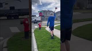 Plunger trick shots (totally legit) #hashtag #comedy #giggles #funny #funny #dubbedshrimpgang