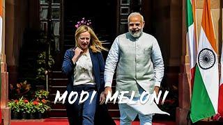 Modi Meloni Edit | Meloni Modi Love Story | Modi Singing Song | Modi & Meloni Moments