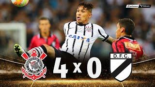 Corinthians 4 x 0 Danubio (Guerrero Hat-trick) ● 2015 Libertadores Extended Highlights & Goals HD