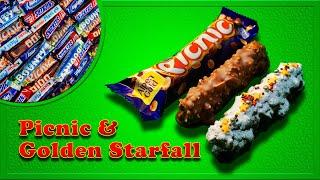 Opening Picnic candy!Decoration with Golden Starfall confectionery sprinkles! ASMR sounds!