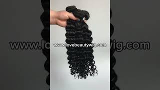 lovebeautywig |  14inch deep curly Human Hair Bundle Deals#bundledeals #curlyhairbundles