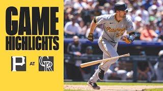 Delay tallies 3 RBI in Pirates Victory |  Pirates vs. Rockies Highlights (6/16/24)