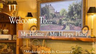 INSPIRING FRENCH COUNTRY DECORATING ~ CURATING WITH VINTAGE AND NEW DECOR ITEMS