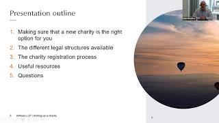 NCVO Webinar: Setting up a charity