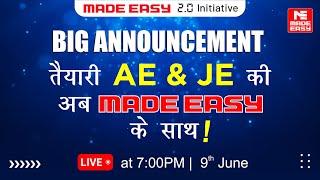 MADE EASY 2.0 Initiative | Comprehensive AE & JE Preparation Package | Secure Your Success Today!