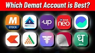 Best Demat Account in India 2025: Zerodha vs Upstox vs Angel One vs Groww vs Dhan vs mStock vs Paytm