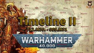 Warhammer 40k Timeline II: Der Große Kreuzzug 712.M30. - 005.M31