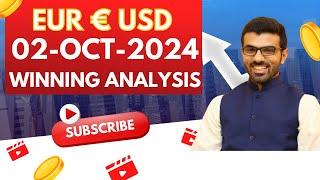 Daily Technical Analysis 02-OCT-2024 | #eurusdforecast  EURUSD Analysis Today