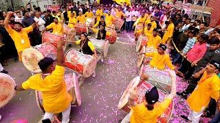 Chatrapati Dhol tasha pathak in Hyderabad | Puneri Dhol in Bonalu | Chatrapati Pathak, Amravati