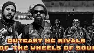 Outcast All Black 1% motorcycle club rivalry with wheels of soul mc