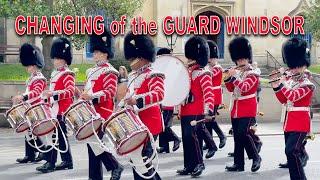 WINDSOR CASTLE GUARD 1st Bn. Welsh Guard Corps of Drums with 1st Battalion Welsh Guards NEW 11/06/24