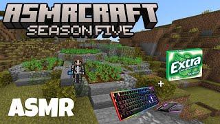 ASMR Gaming: ASMRcraft S5, E2 | UPDATES + EXPLORING (Whispering, Keyboard Sounds, Gum Chewing)