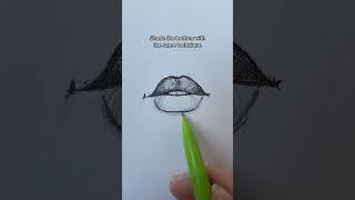 Dont Know How To Sketch Lips? I Gotchu  #shorts #sketch #lips