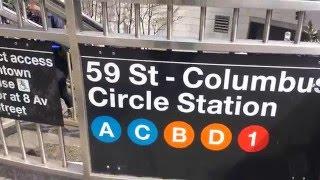 MTA New York City Subway: A Tour Of The 59th Street-Columbus Circle Station