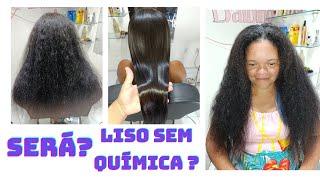 Cabelo Liso, com Brilho espelhado, sem Químicas Agressivas a sua saúde.