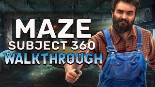 Maze 1 Subject 360 Walkthrough (No Skips) | @GAMZILLA-