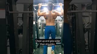 can't able to perform pullups??. try this  #gym #bodybuilding #pullups #viral #ytshorts