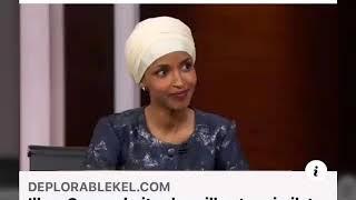 This Omar bitch need to be send send back to her shit hole now!